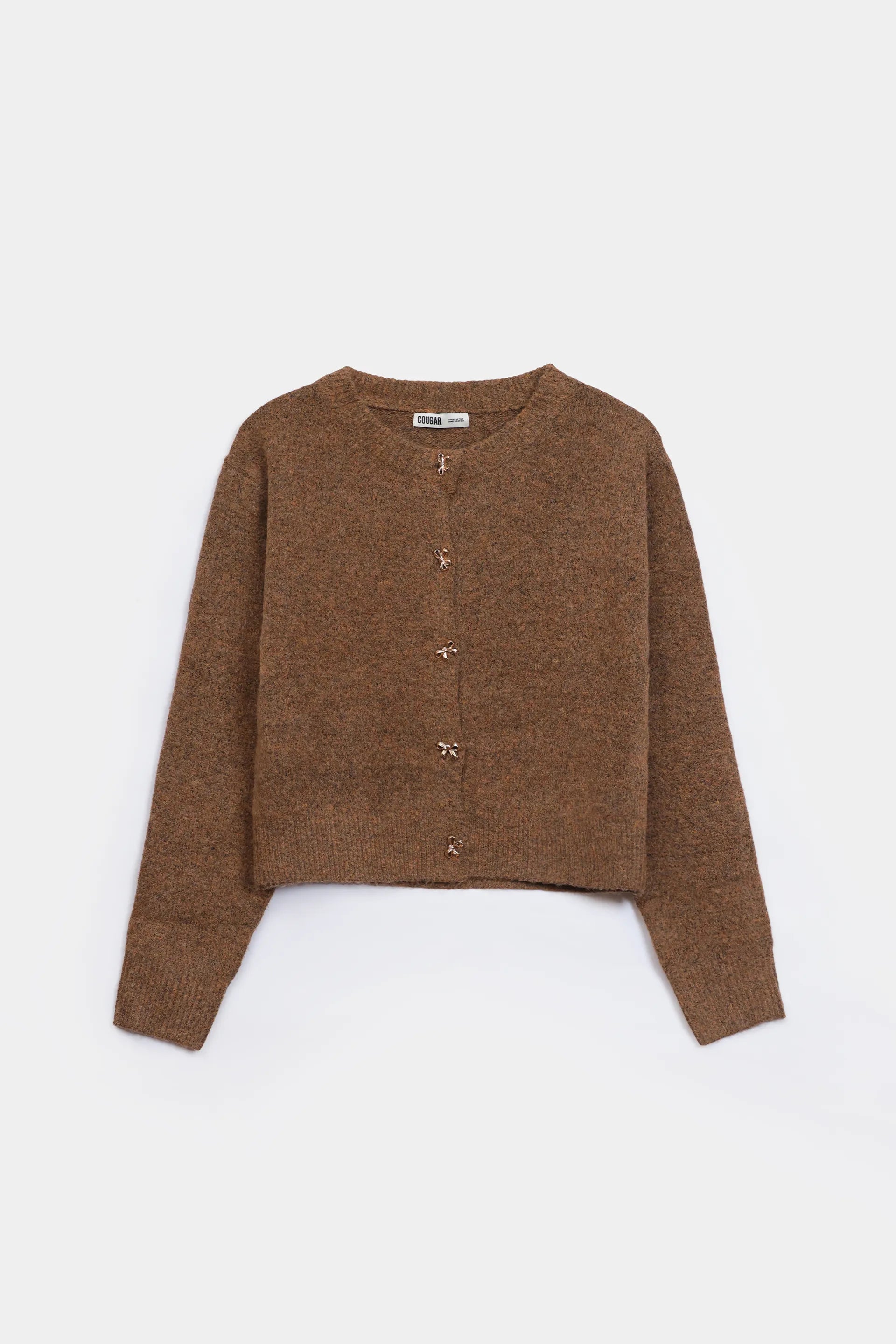 Brushed-Texture Cardigan - Cougar Clothing