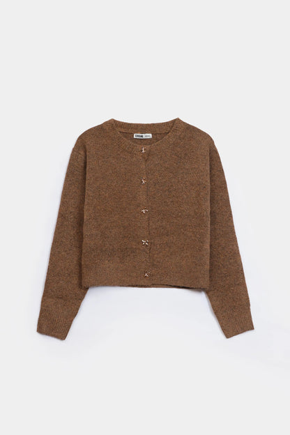 Brushed-Texture Cardigan - Cougar Clothing