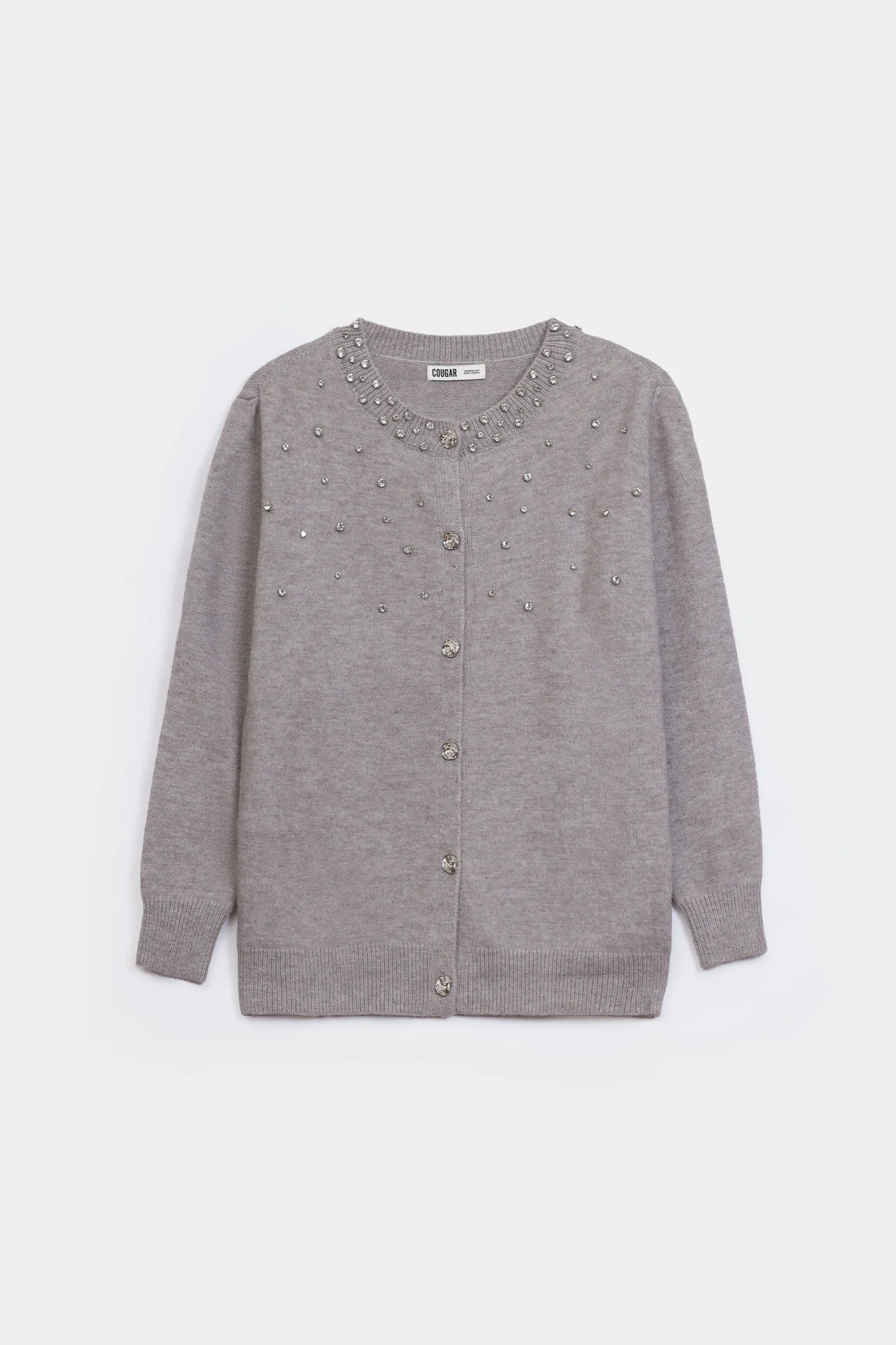 Embellished Knit Cardigan - Cougar Clothing