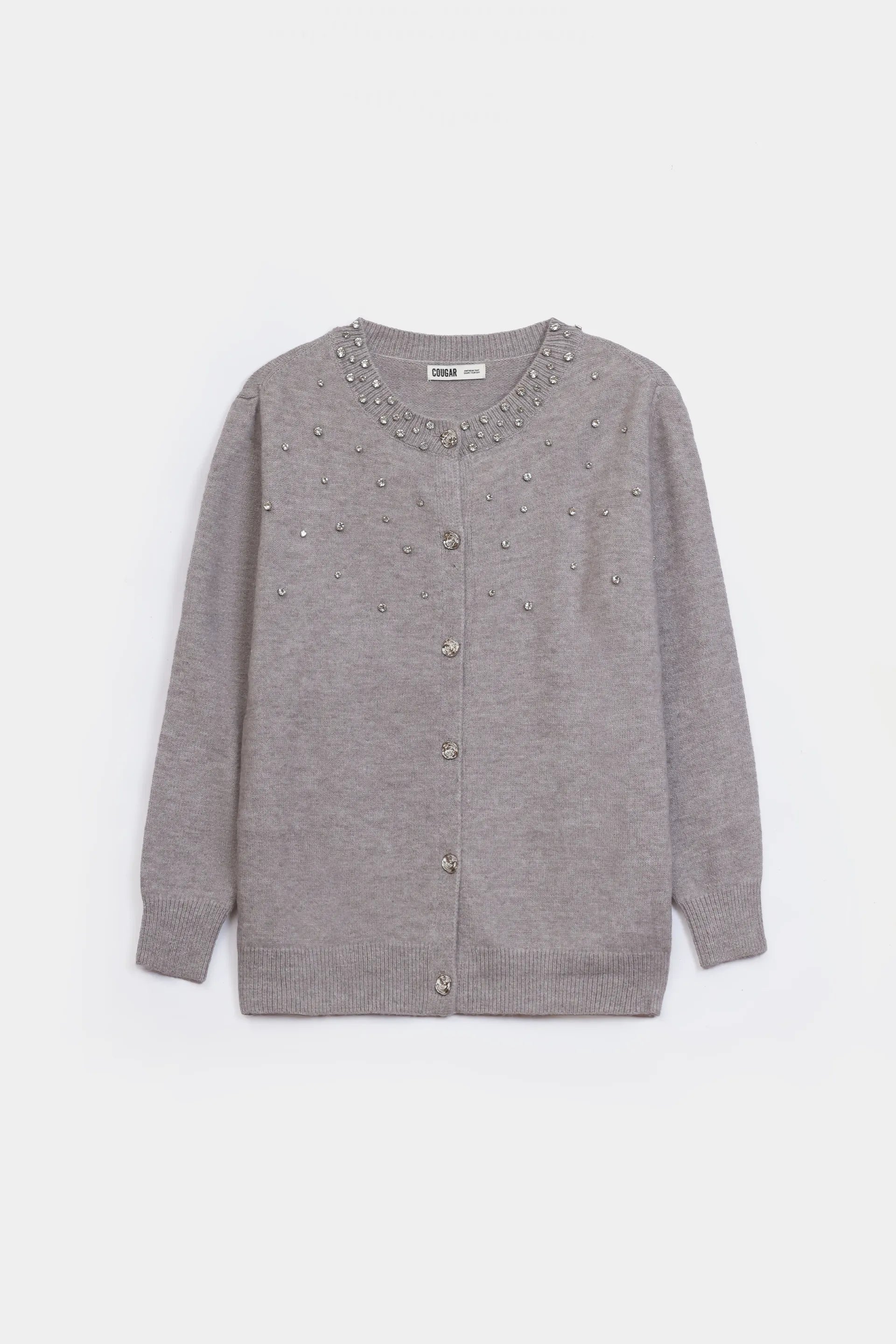 Embellished Knit Cardigan - Cougar Clothing