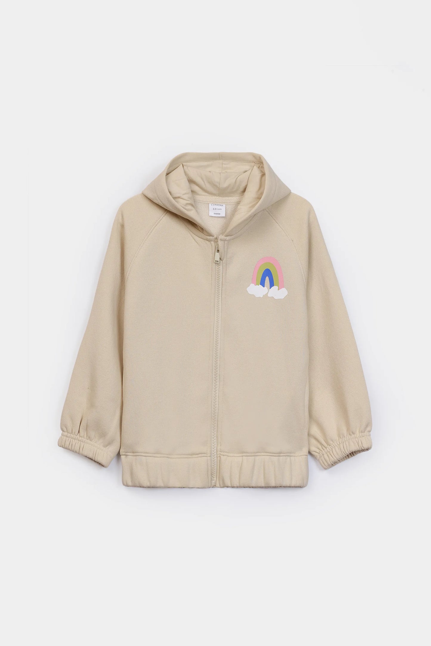 Rainbow Fleece Zip-Up Hoodie - Cougar Clothing