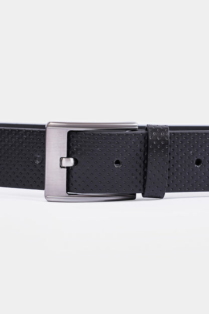 Textured Leather Belt - Cougar Clothing