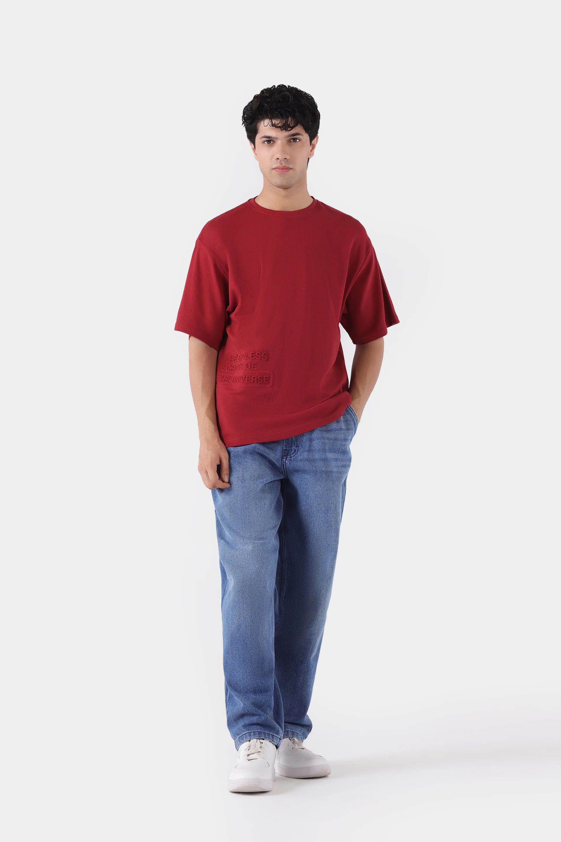 Raised Text T-Shirt - Cougar Clothing