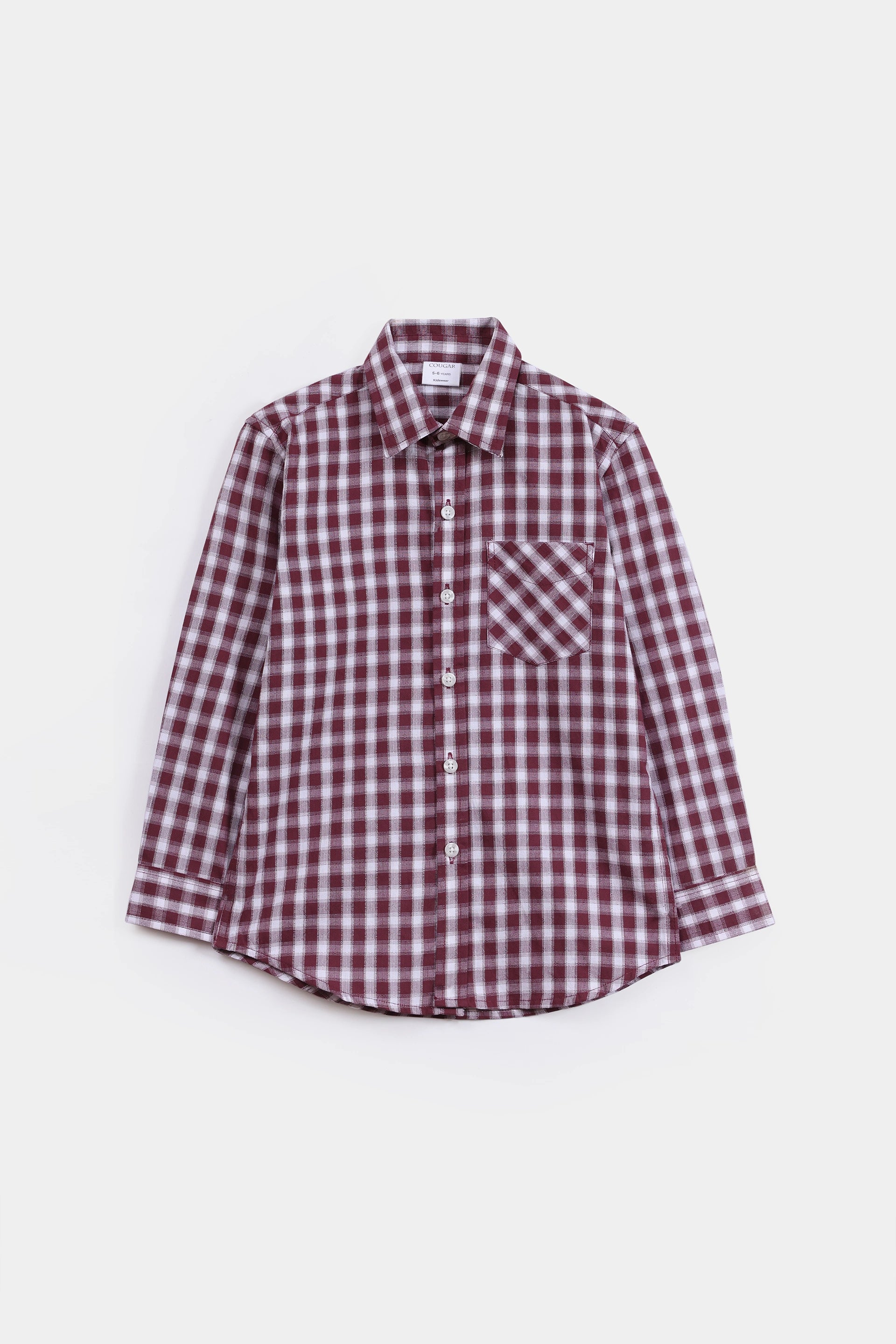 Checkered Patch Pocket Shirt - Cougar Clothing