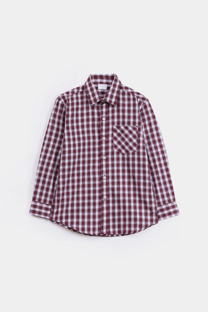 Checkered Patch Pocket Shirt - Cougar Clothing