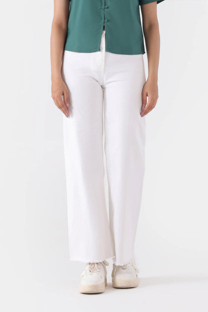 Frayed Hem Jeans - Cougar Clothing