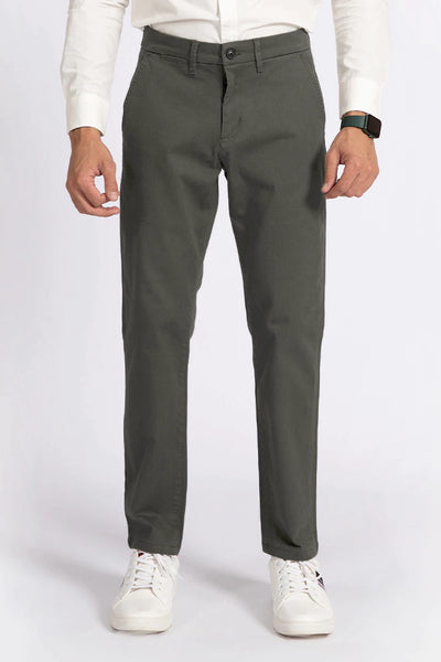 Light Olive Slim Fit Chino Pants