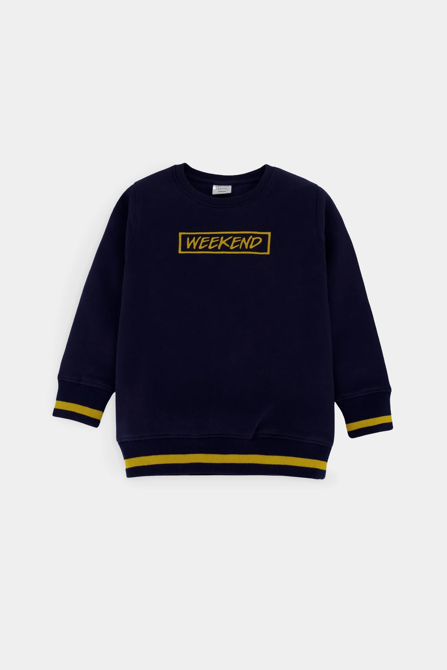 Embroidered Text Sweatshirt - Cougar Clothing