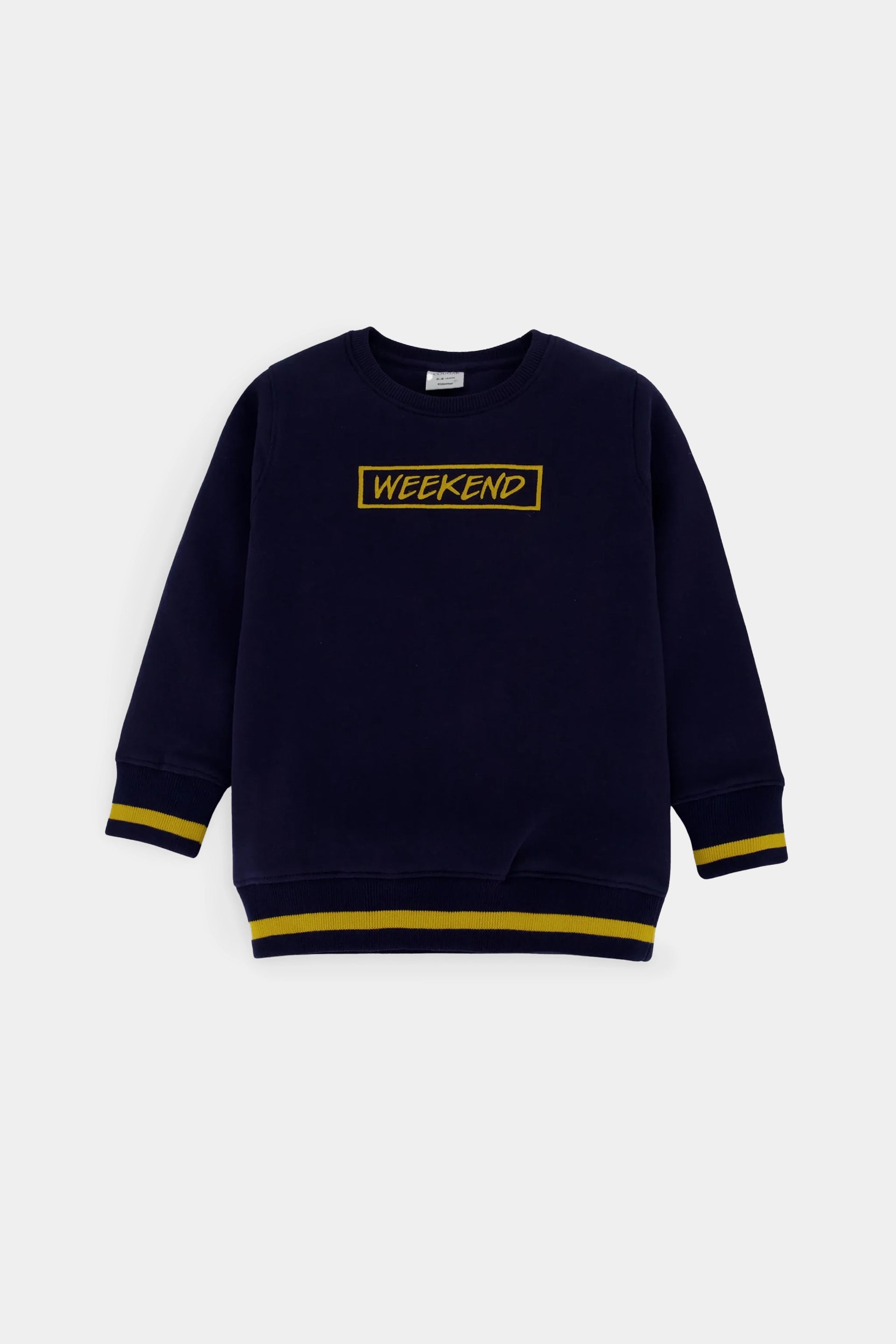 Embroidered Text Sweatshirt - Cougar Clothing