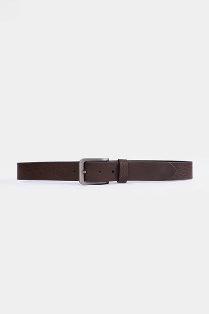 Leather Belt With Buckle - Cougar Clothing