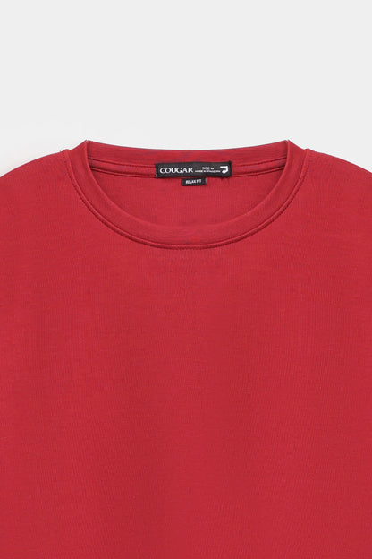 Raised Text T-Shirt - Cougar Clothing