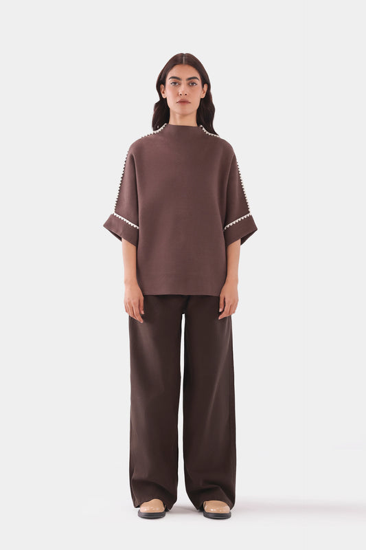 Batwing Sleeved Sweater