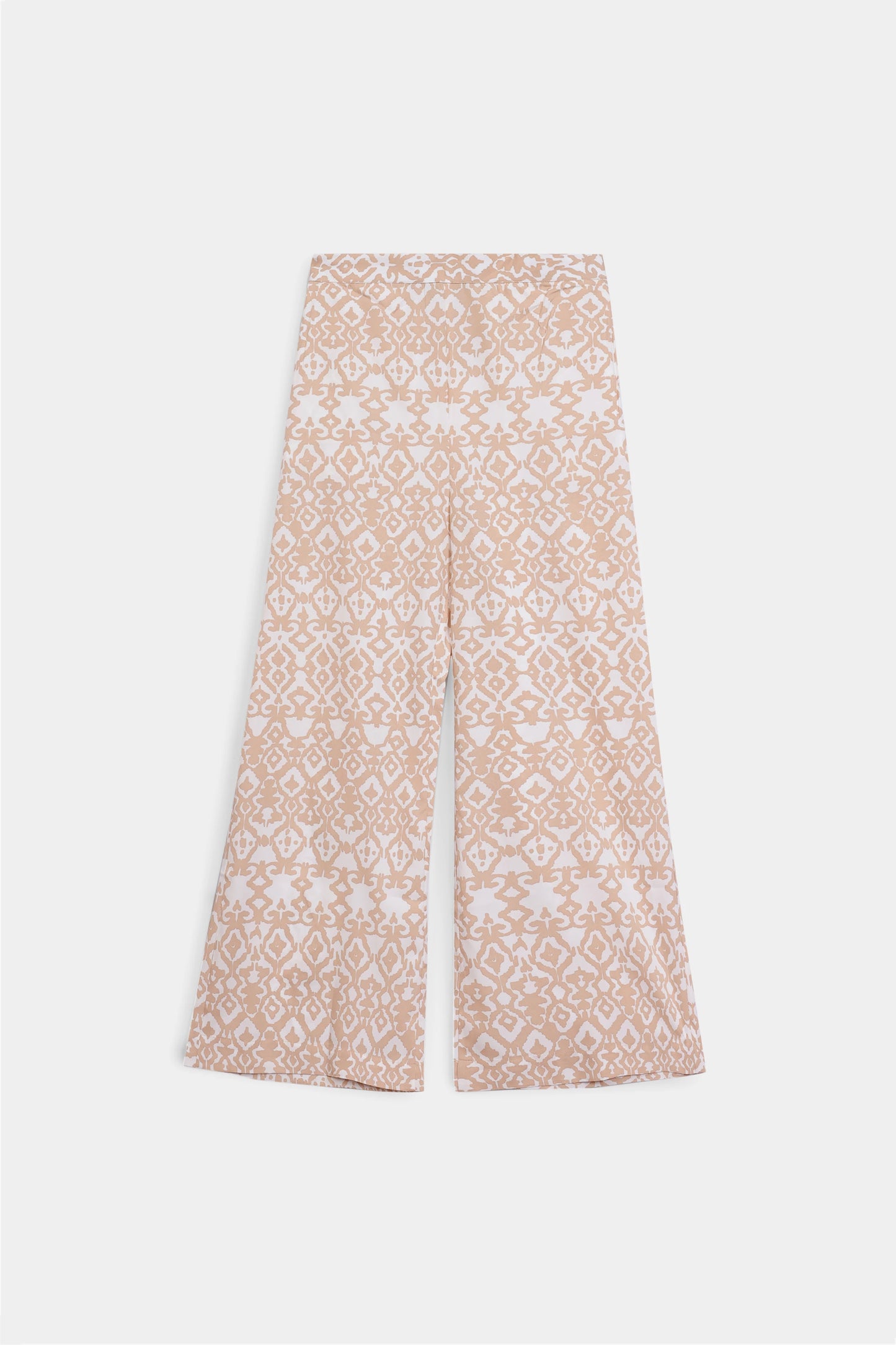 Patterned Wide-Leg Trousers - Cougar Clothing