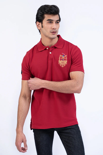 Embroidered Badge Polo