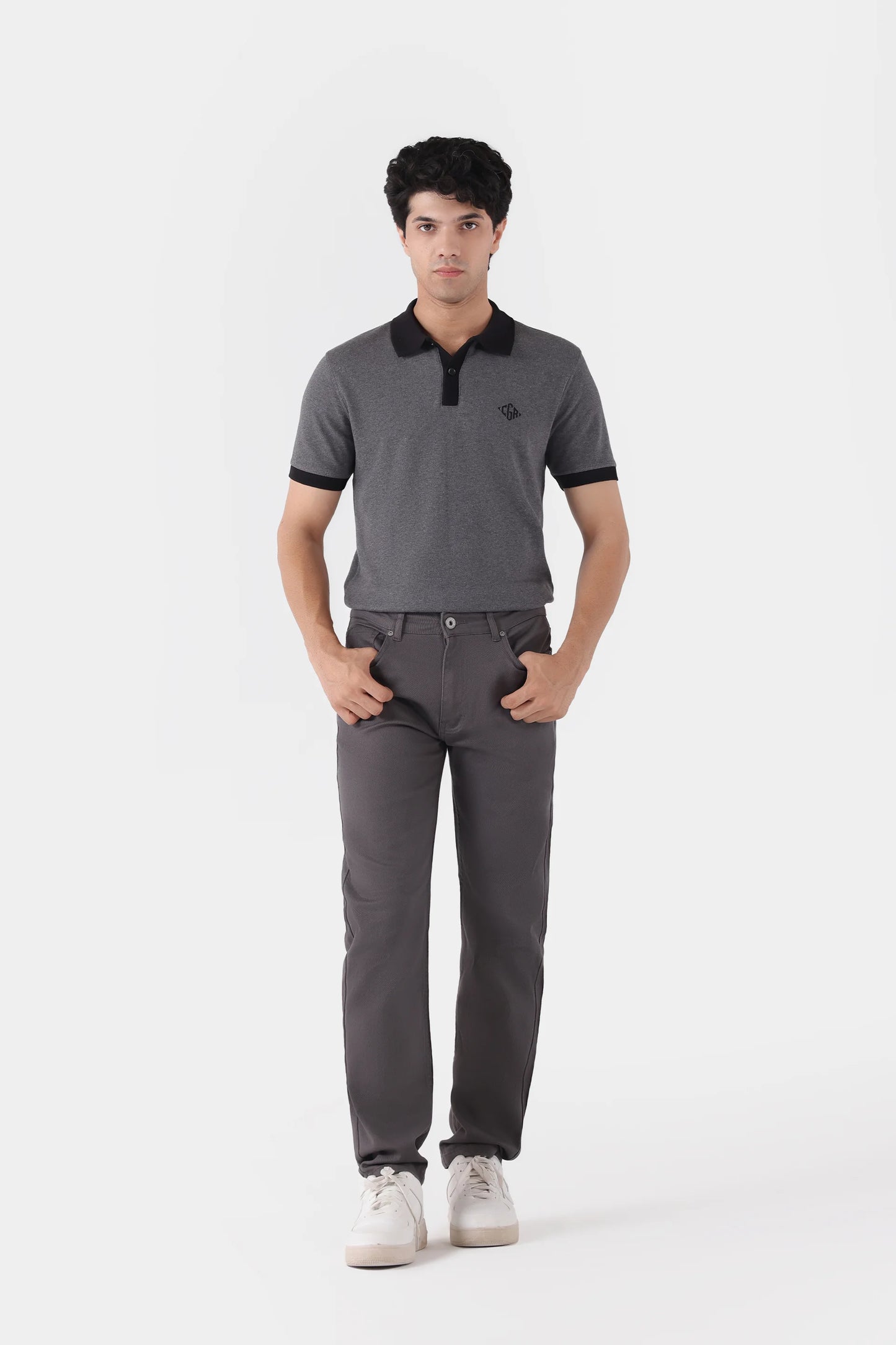 Slim Fit 5 Pocket Pants - Cougar Clothing