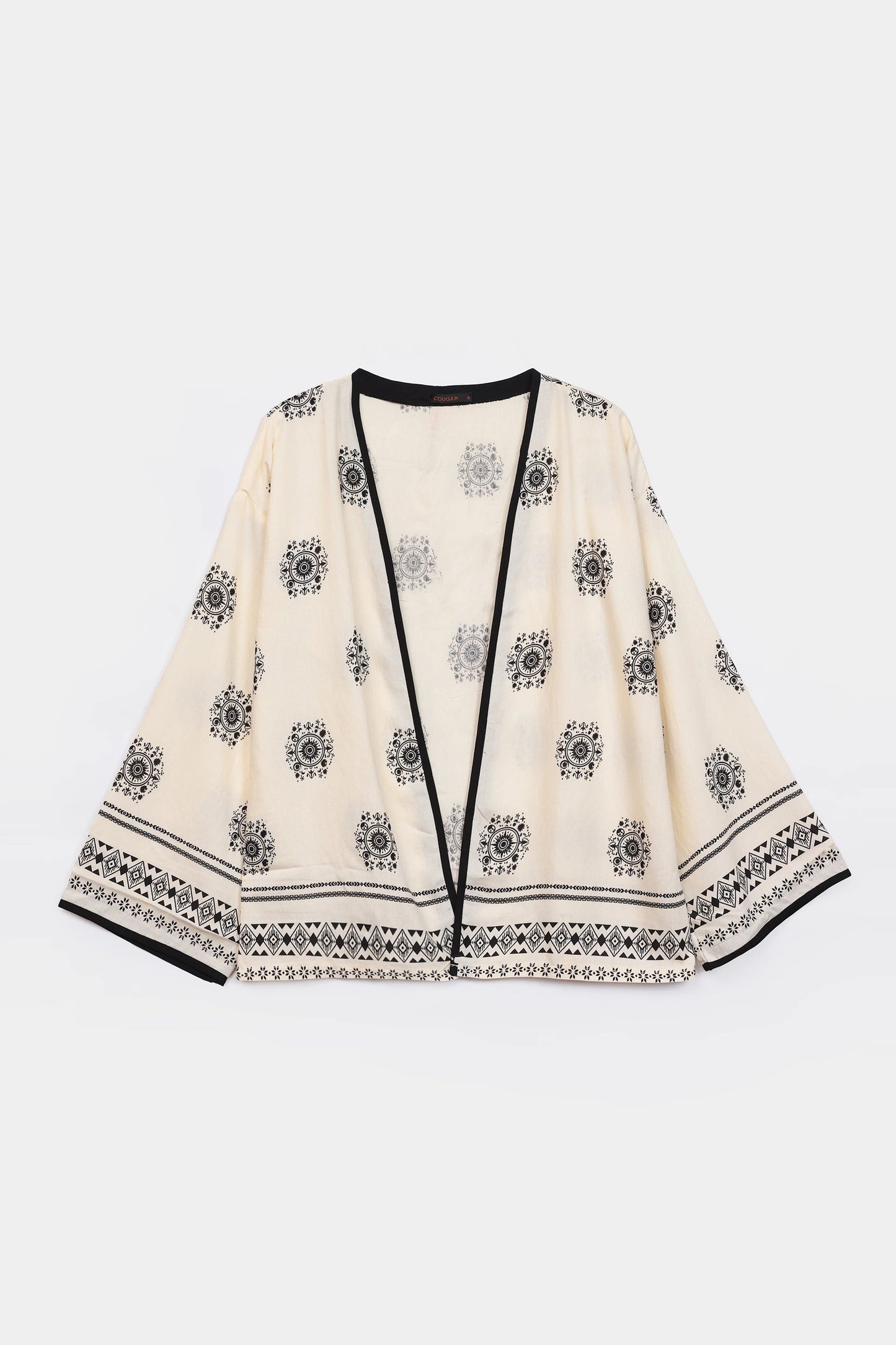 Cotton Viscose Printed Kimono - Cougar Clothing
