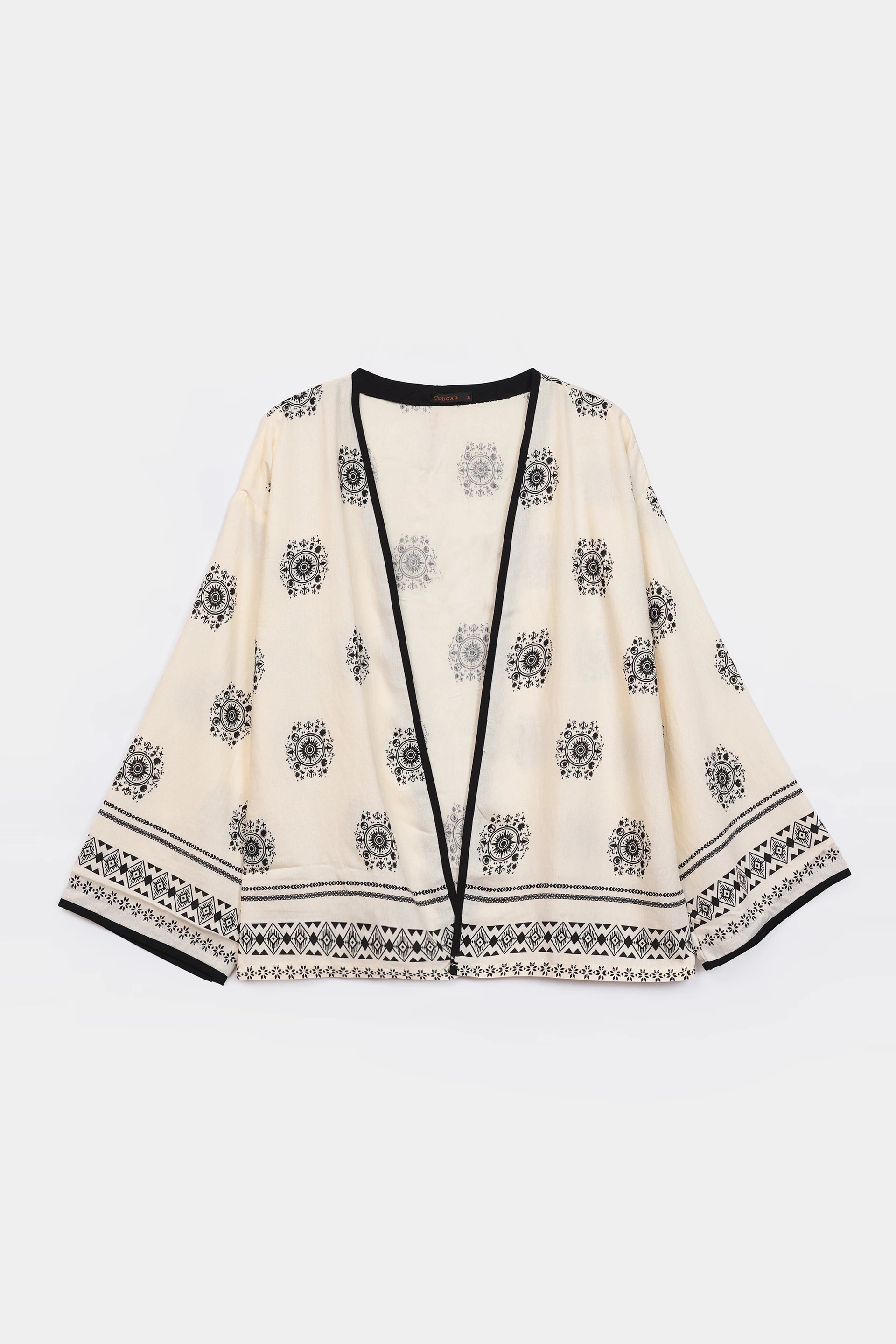Cotton Viscose Printed Kimono - Cougar Clothing