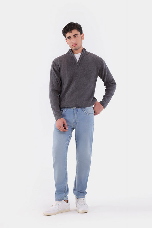 Quarter Zip Sweater - Cougar Clothing