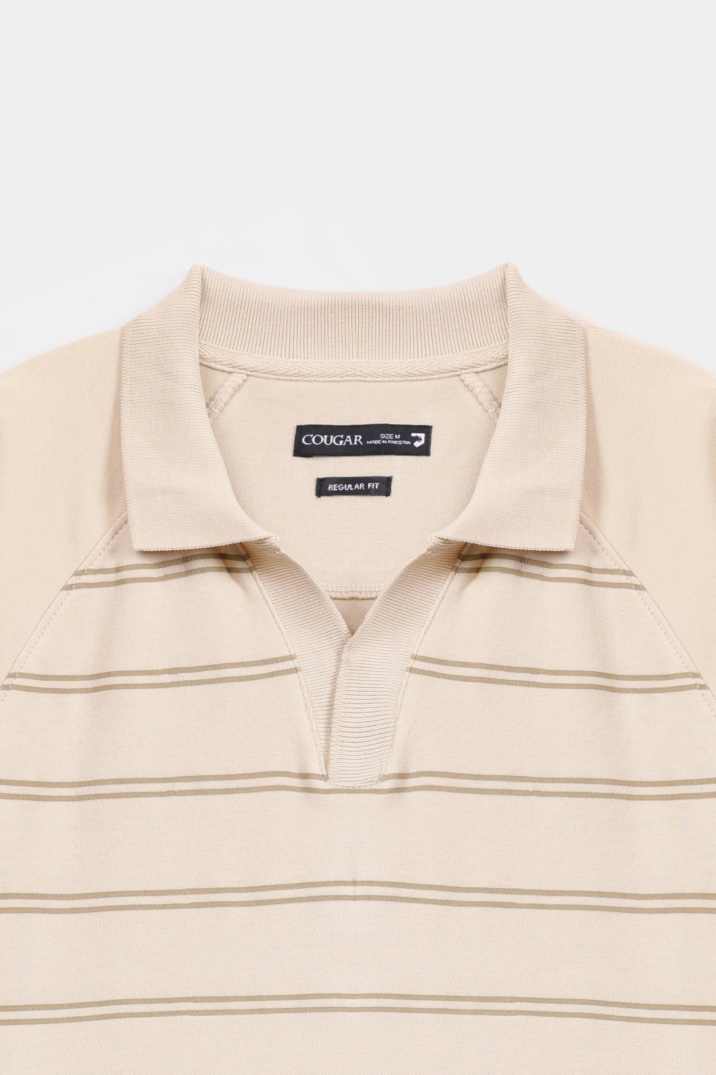 Raglan Striper Polo - Cougar Clothing
