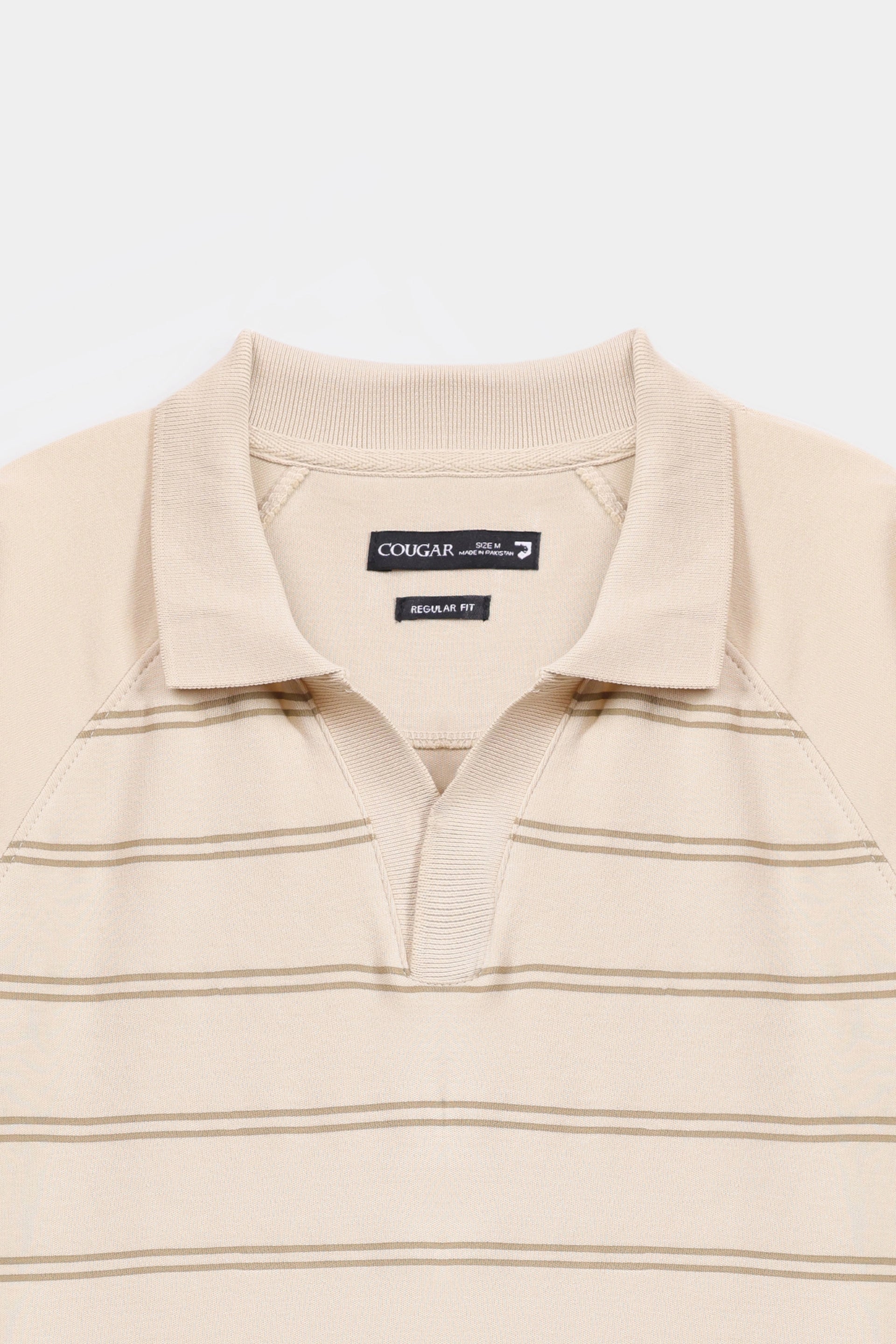 Raglan Striper Polo - Cougar Clothing