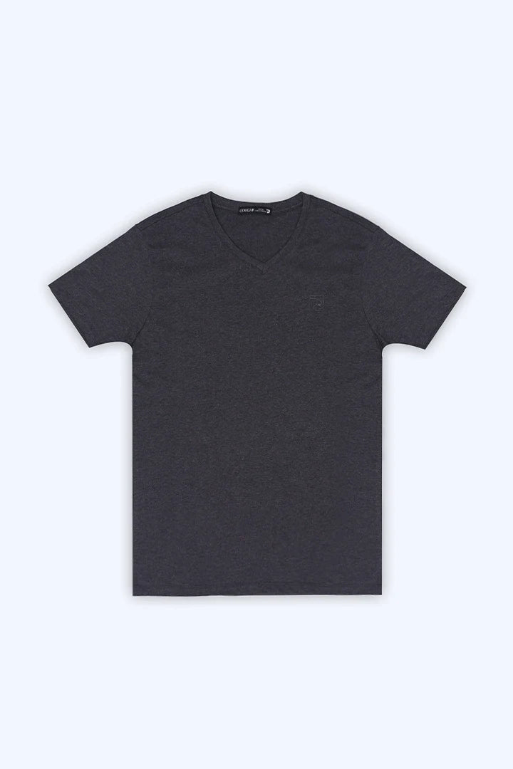 Charcoal V-Neck T-Shirt