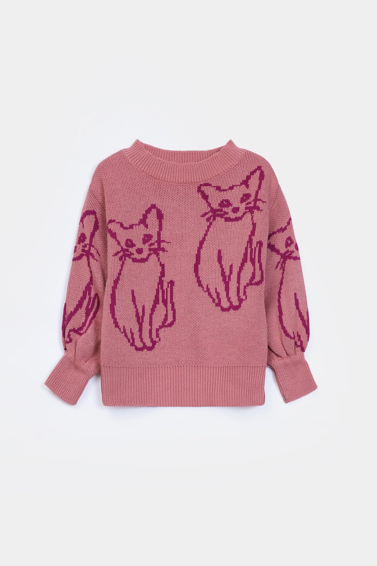 Jacquard Knit Sweater - Cougar Clothing