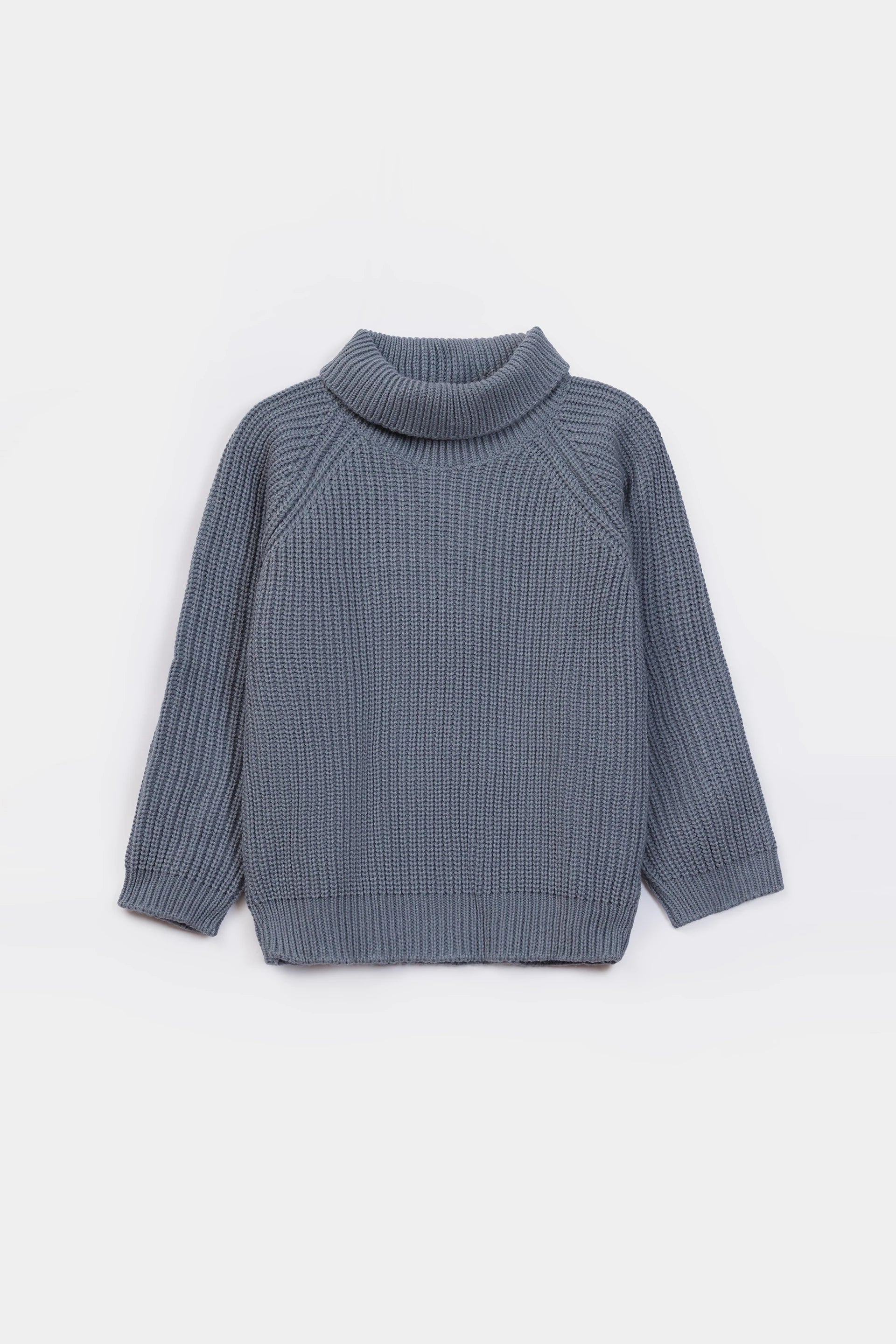 Roll Neck Purl Knit Sweater - Cougar Clothing