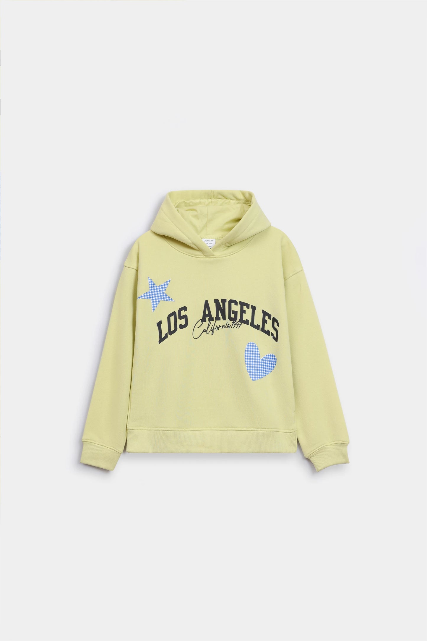 Text Print Terry Hoodie - Cougar Clothing