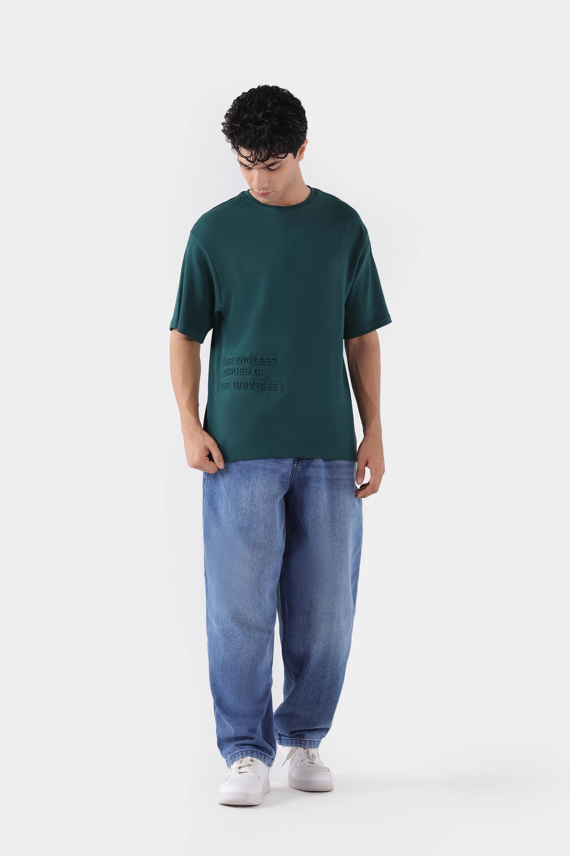 Raised Text T-Shirt - Cougar Clothing