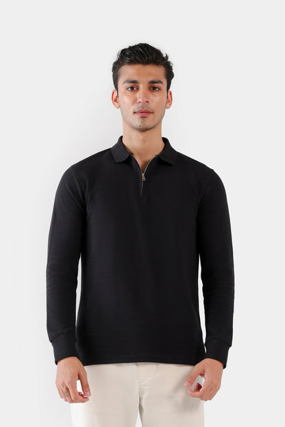 Quarter Zip Ottoman Polo - Cougar Clothing