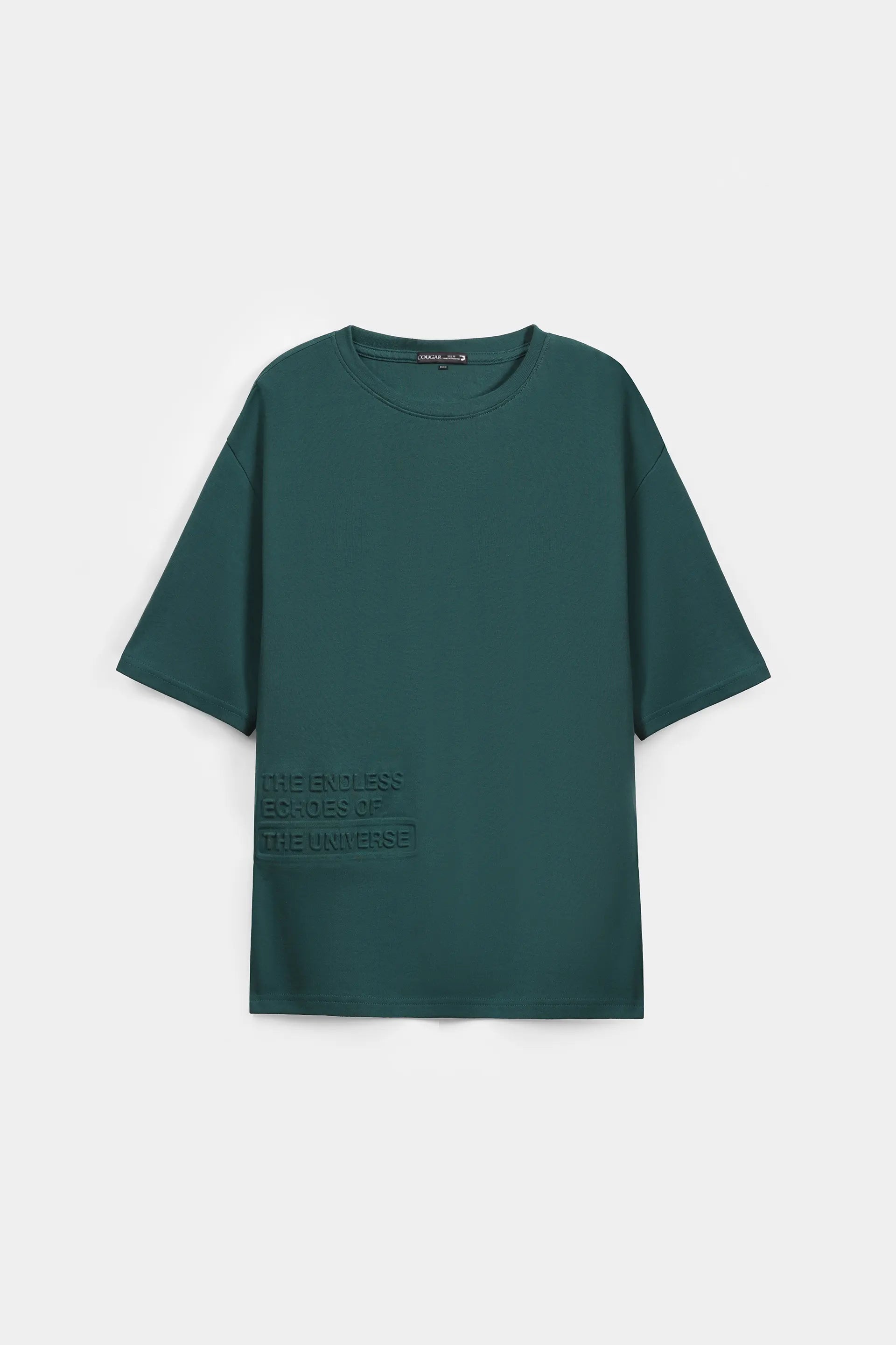 Raised Text T-Shirt - Cougar Clothing