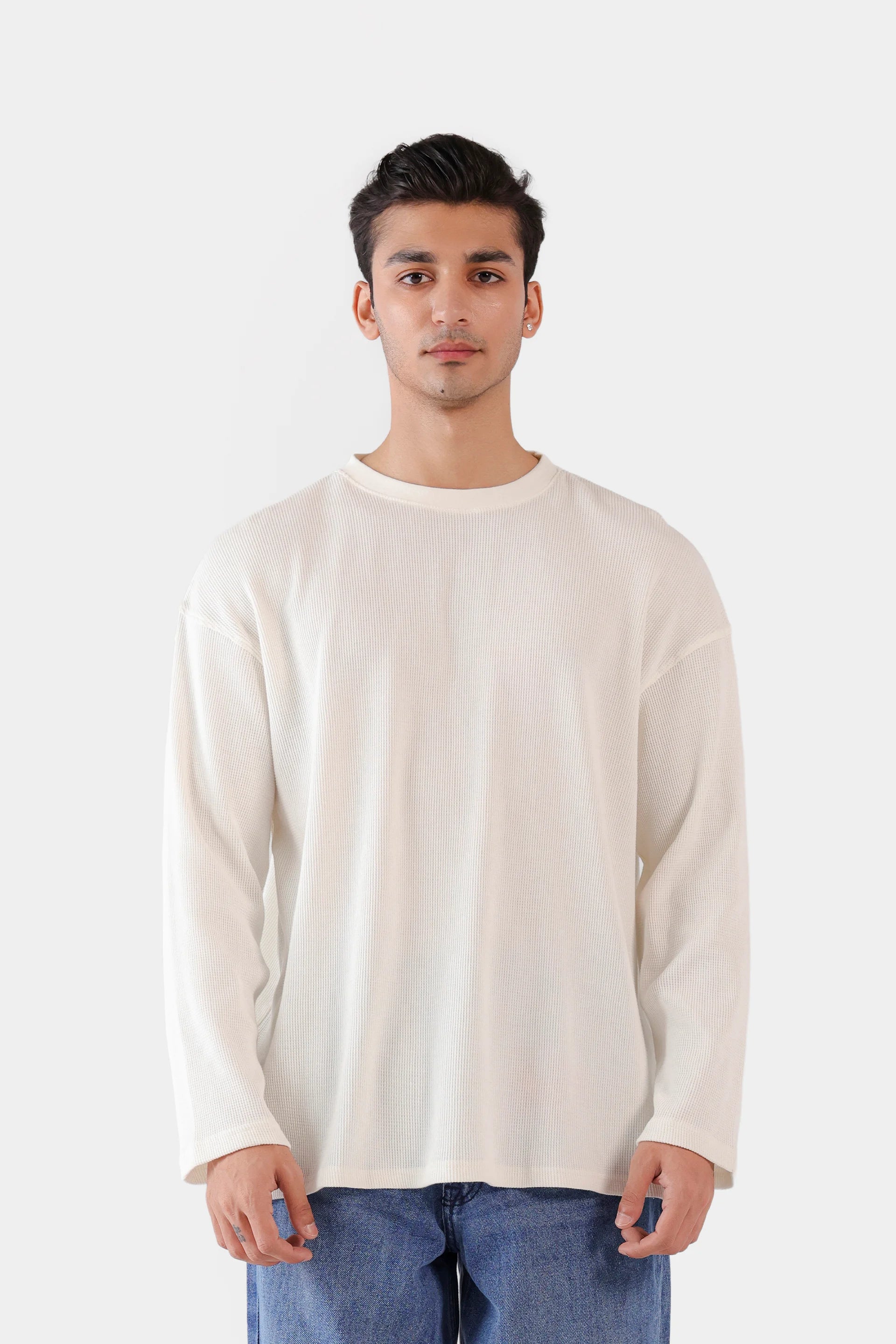 Waffle Knit T-Shirt - Cougar Clothing