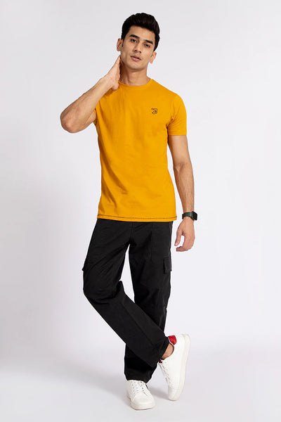 Mustard Crew Neck T-Shirt