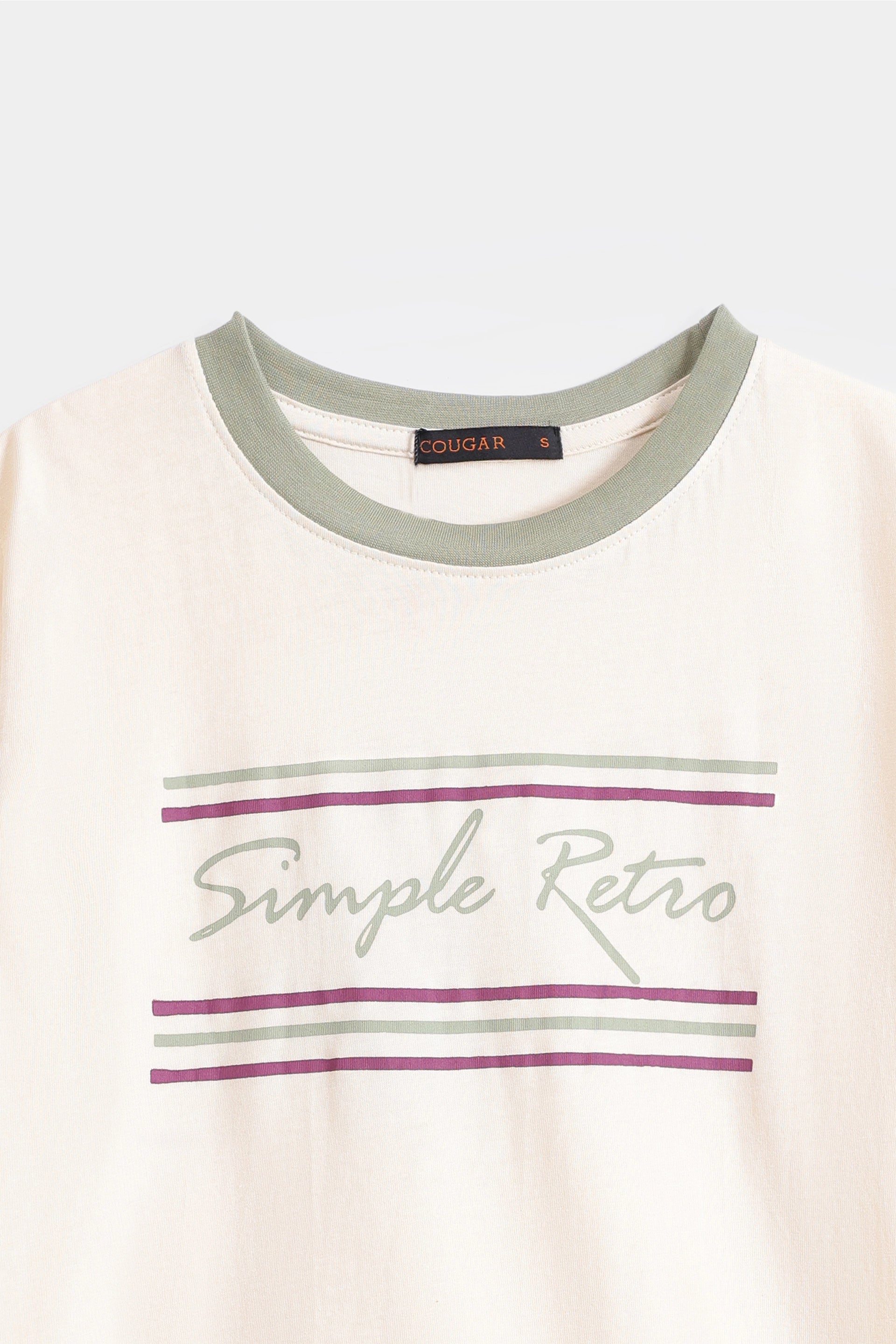 Simple Retro T-Shirt - Cougar Clothing