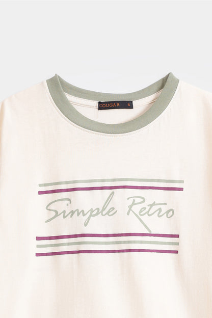 Simple Retro T-Shirt - Cougar Clothing