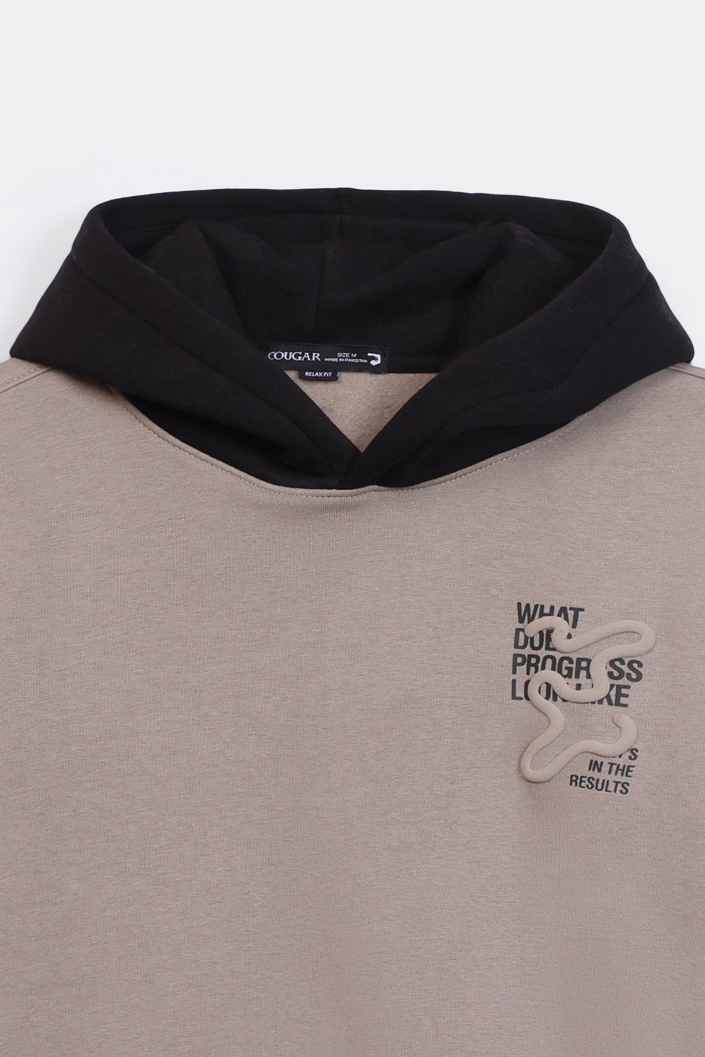 Contrast Hood Fleece Hoodie - Cougar Clothing