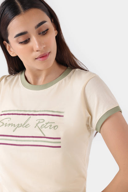 Simple Retro T-Shirt - Cougar Clothing