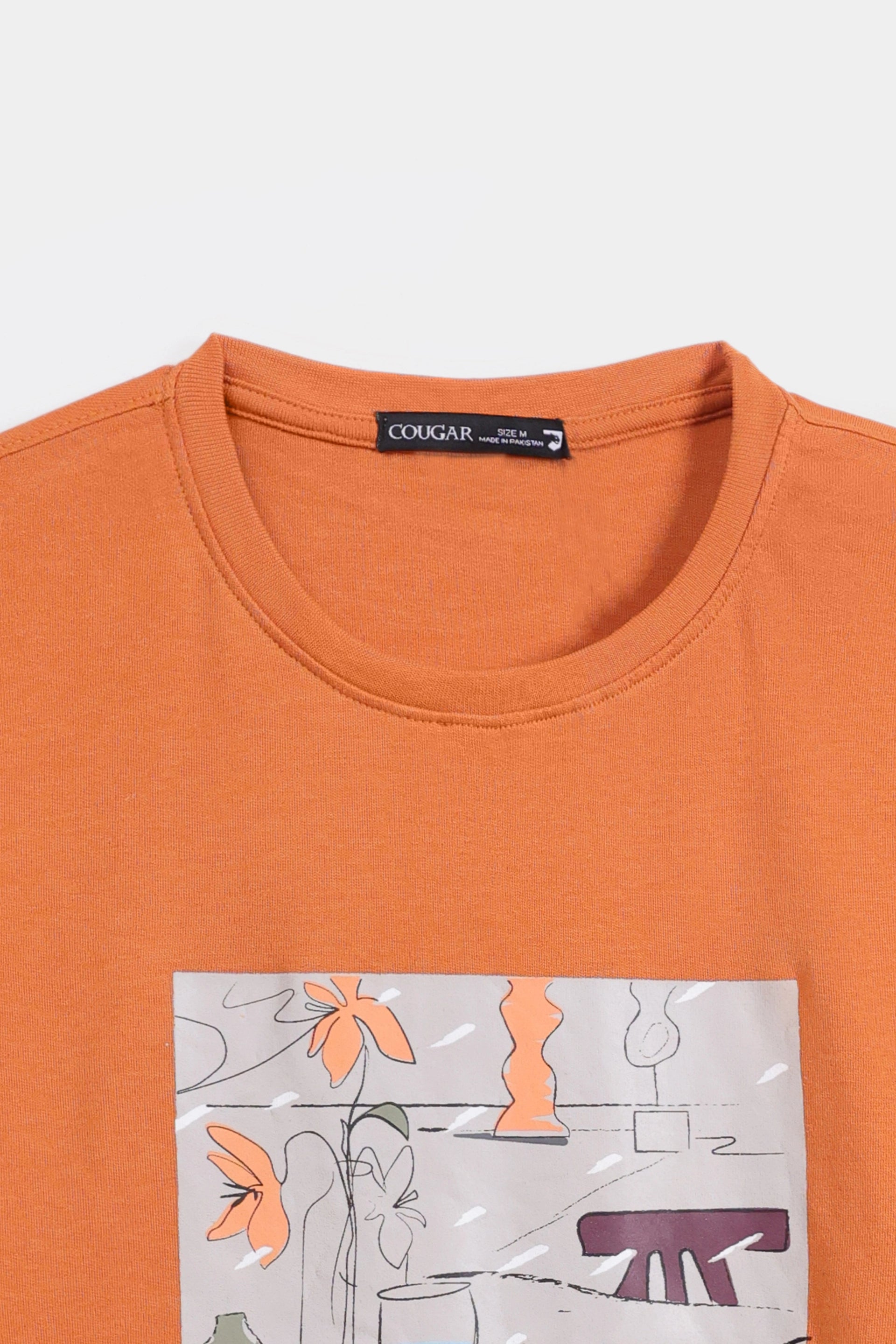 Graphic Relaxed T-Shirt - Cougar Clothing