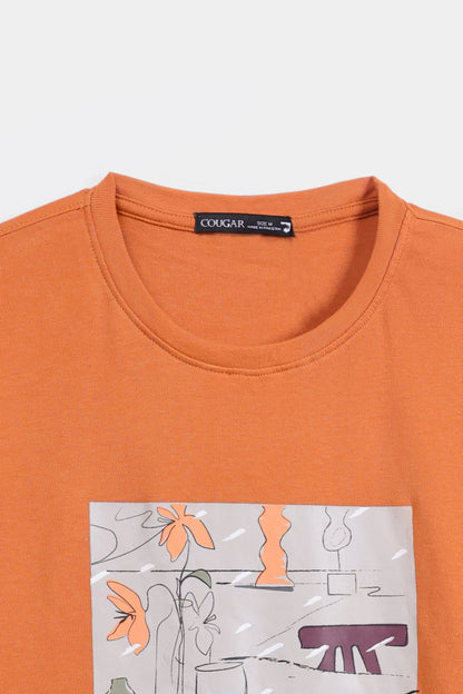 Graphic Relaxed T-Shirt - Cougar Clothing