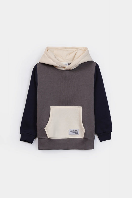 Color Block Fleece Hoodie - Cougar Clothing