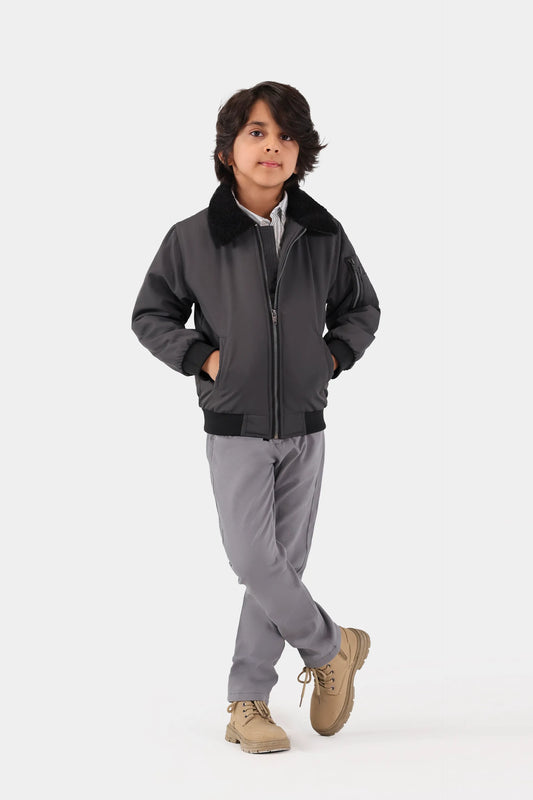 Sherpa Collar Jacket - Cougar Clothing