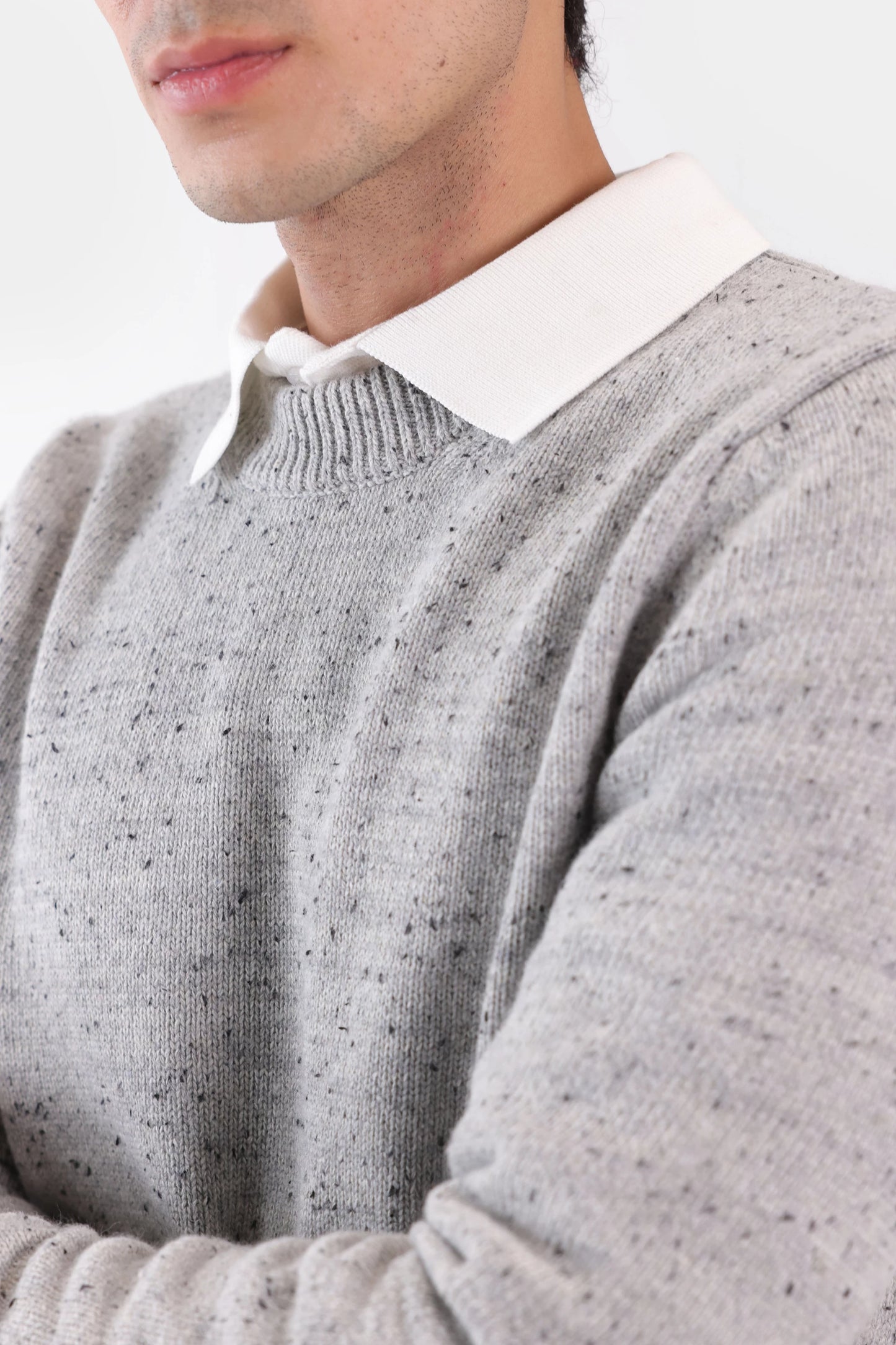 Speckled Knit Sweater - Cougar Clothing