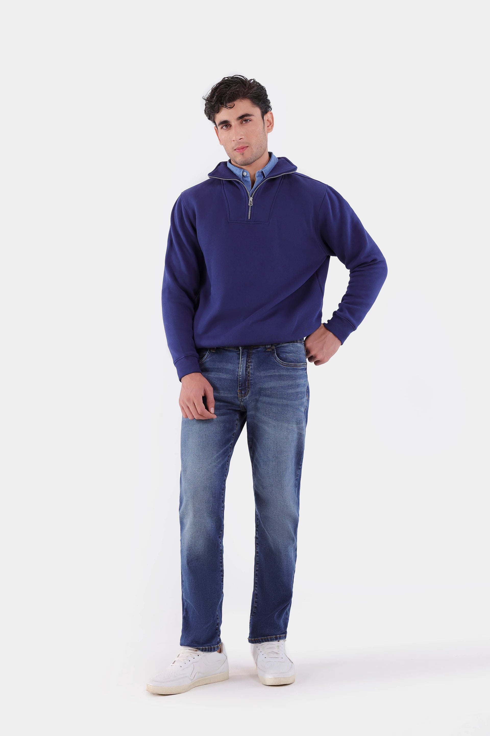 Quarter Zip Sweatshirt - Cougar Clothing