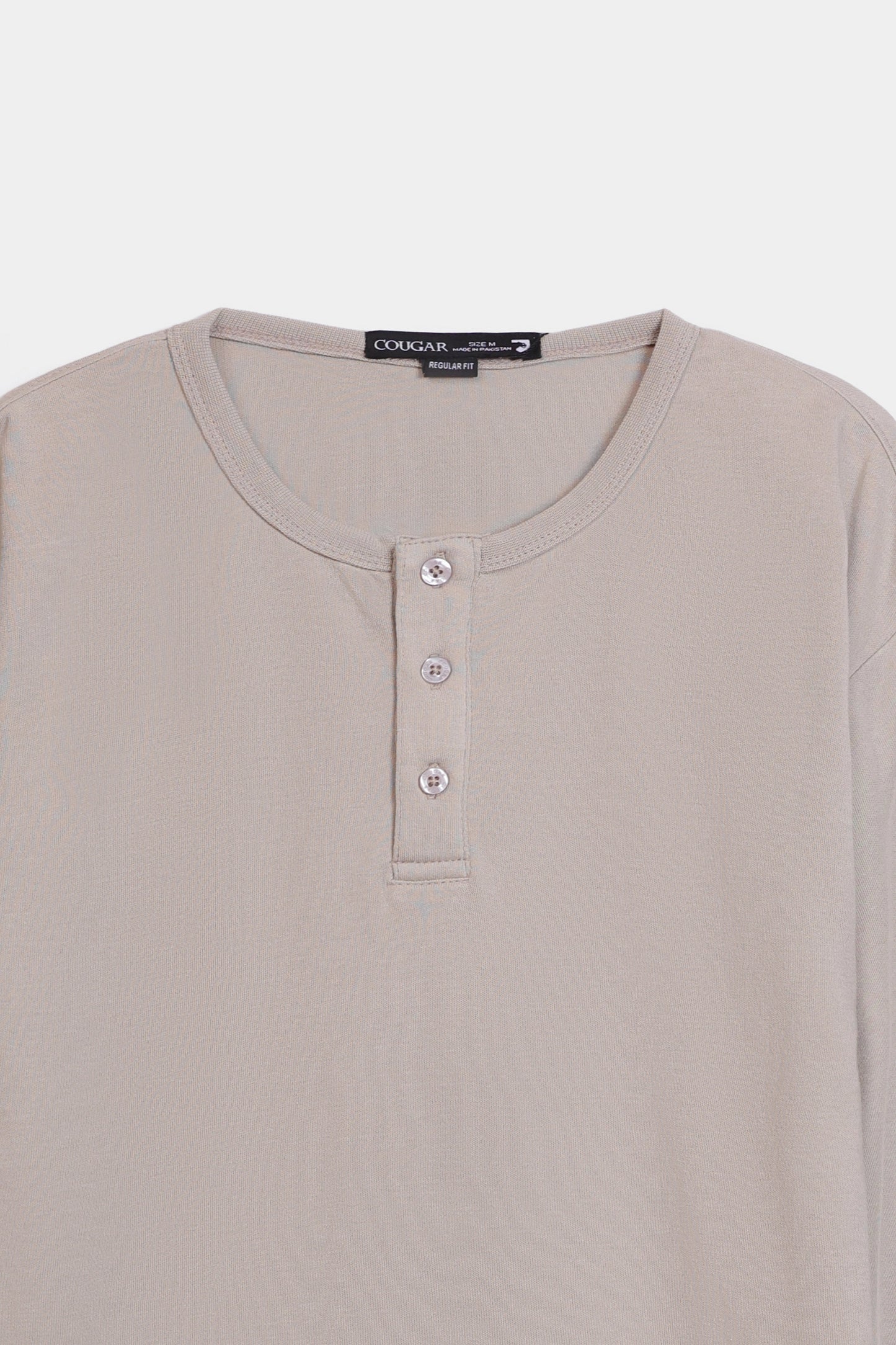 Basic Henley T-Shirt - Cougar Clothing