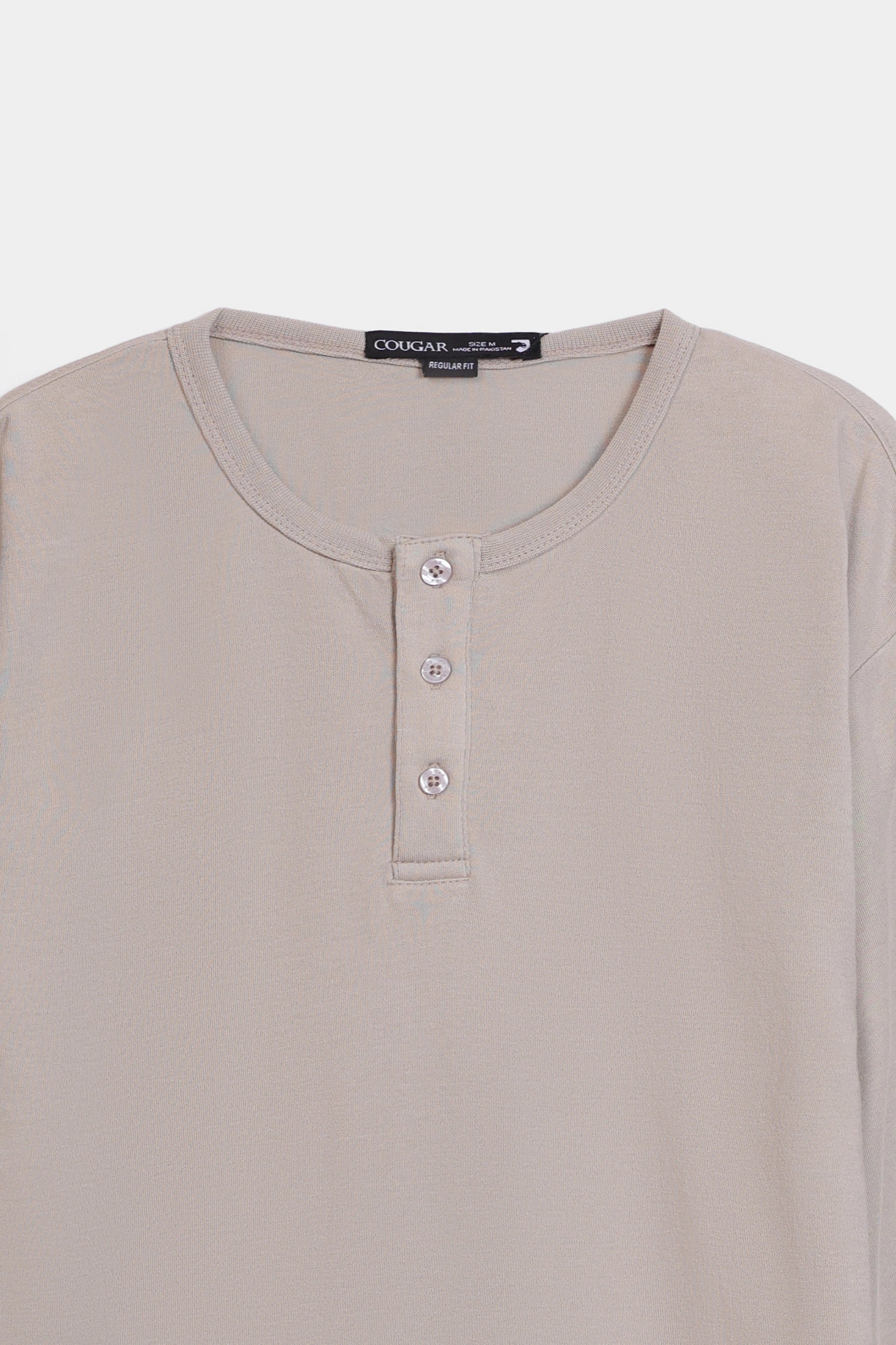 Basic Henley T-Shirt - Cougar Clothing