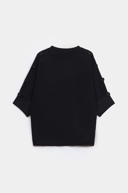 Button Detailed Sweater - Cougar Clothing