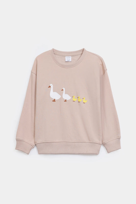 Goose-Family Graphic Sweatshirt - Cougar Clothing