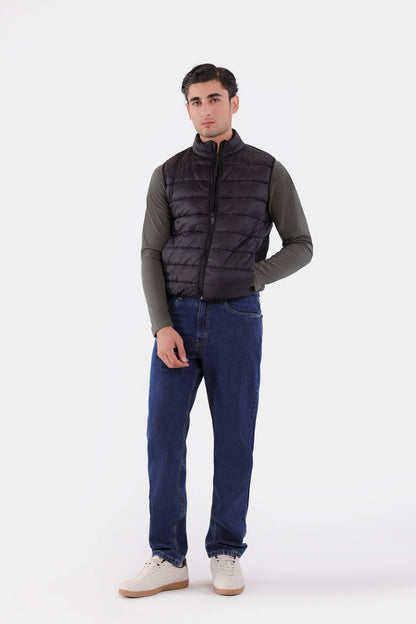 Mock Neck Quilted Gilet - Cougar Clothing