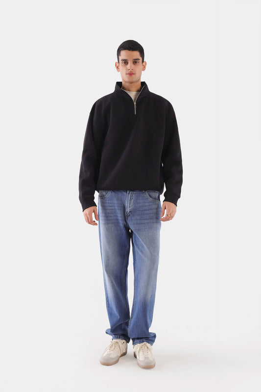 Oversized Quarter Zip Pullover