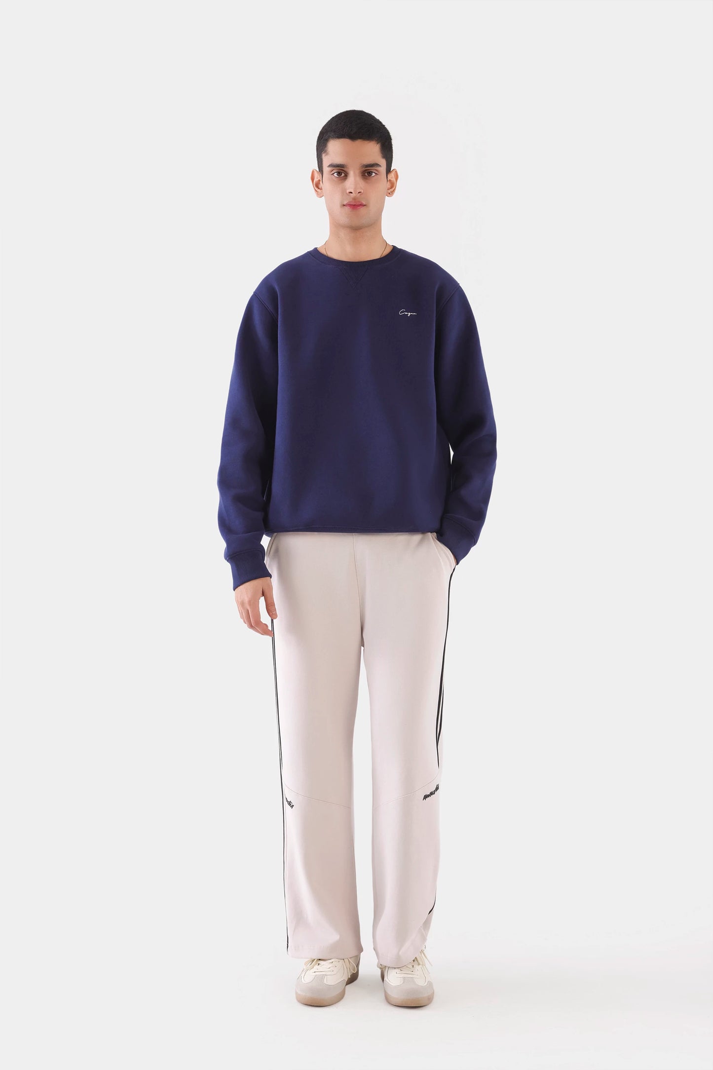 Straight Striped Trousers